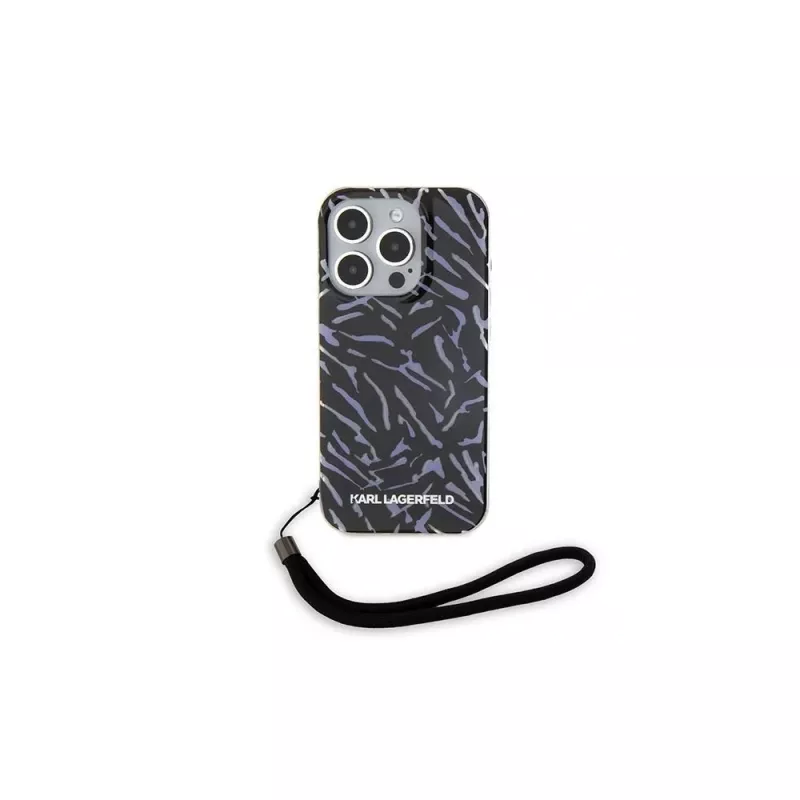 Karl Lagerfeld Zebra With Cord zadný kryt pre Apple iPhone 15 Pro Max 6,7