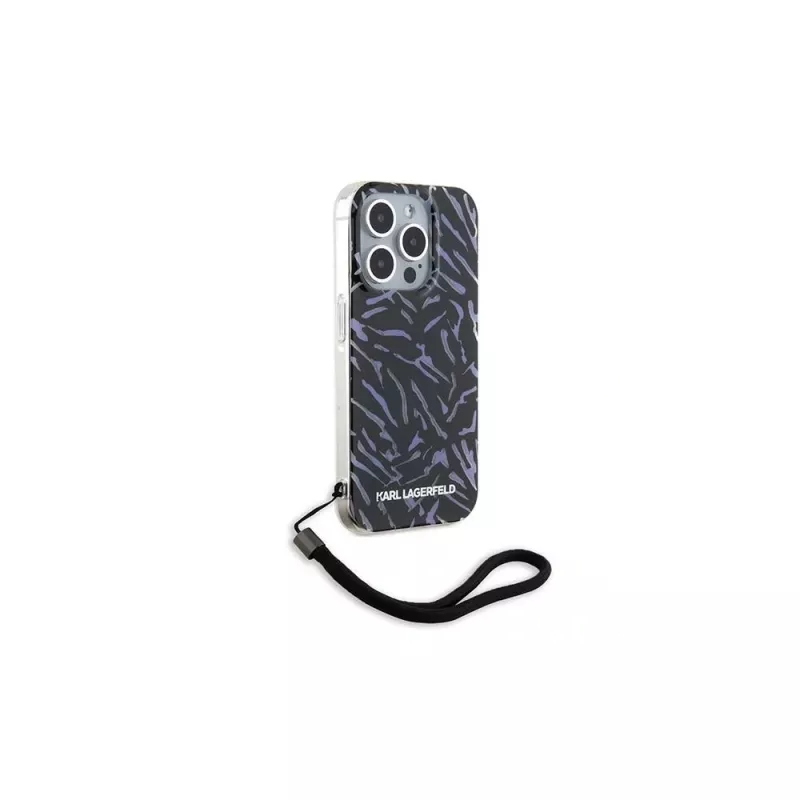 Karl Lagerfeld Zebra With Cord zadný kryt pre Apple iPhone 15 Pro Max 6,7