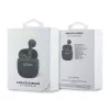 Guess GUTWSJ14ESGKTWS True Wireless Bluetooth 5.3 in-ear slúchadlá s nabíjacím puzdrom, čierna, Classic Logo Print