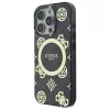 Guess GUHMP16XH4PYEEK puzdro pre iPhone 16 Pro Max 6,9 inch čierna Peony na 4G pozadí MagSafe