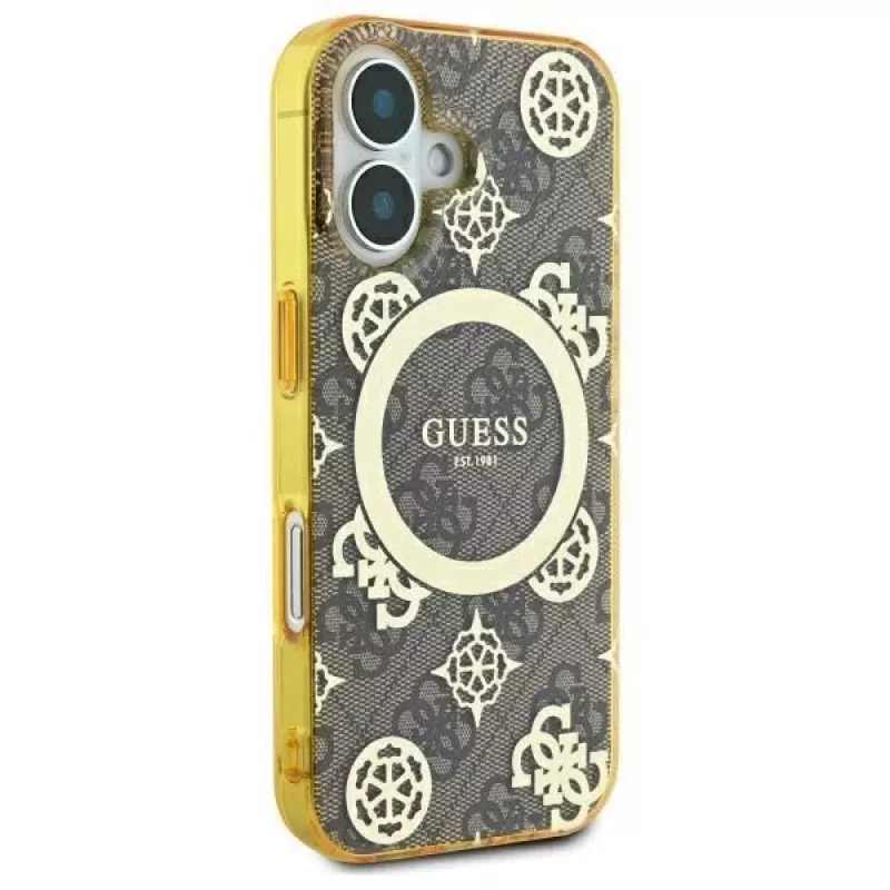 Guess GUHMP16SH4PYEEW pevné puzdro pre Apple iPhone 16 6,1