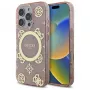 Guess GUHMP16LH4PYEEP iPhone 16 Pro 6,3 palca puzdro Pink Hardcase IML Peony On 4G Background MagSafe