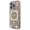 Guess GUHMP16LH4PYEEP iPhone 16 Pro 6,3 palca puzdro Pink Hardcase IML Peony On 4G Background MagSafe
