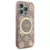 Guess GUHMP16LH4PYEEP iPhone 16 Pro 6,3 palca puzdro Pink Hardcase IML Peony On 4G Background MagSafe