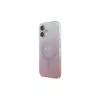 Guess IML Glitter Gradient MagSafe puzdro pre iPhone 16 (pink)