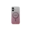 Guess IML Glitter Gradient MagSafe puzdro pre iPhone 16 (pink)
