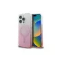 Guess IML Glitter Gradient MagSafe puzdro pre iPhone 16 Pro (pink)