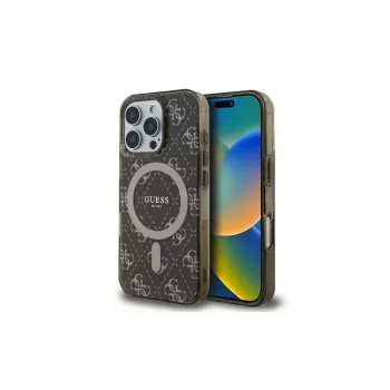 Guess GUHMP16LH4DTEW iPhone 16 Pro 6,3 puzdro IML 4G Background MagSafe hnedá