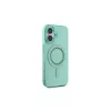 Guess IML Rhinestones MagSafe puzdro pre iPhone 16 Plus (zelená)