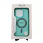 Guess GUHMP16LPFTDTEN iPhone 16 Pro 6,3 palca puzdro IML Rhinestones MagSafe zelená