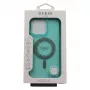 Guess IML Rhinestones MagSafe puzdro pre iPhone 16 Pro Max (zelená)