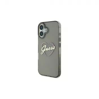 Guess GUHCP16SHCHGSPK puzdro pre iPhone 16 6,1 palca IML Heart čierna