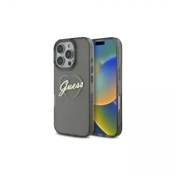 Guess GUHCP16XHCHGSPK iPhone 16 Pro Max 6,9 puzdro IML Heart čierna