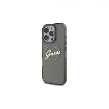 Guess GUHCP16XHCHGSPK iPhone 16 Pro Max 6,9 puzdro IML Heart čierna