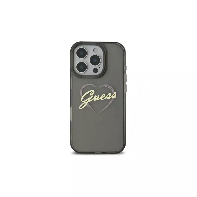 Guess GUHCP16XHCHGSPK iPhone 16 Pro Max 6,9 puzdro IML Heart čierna