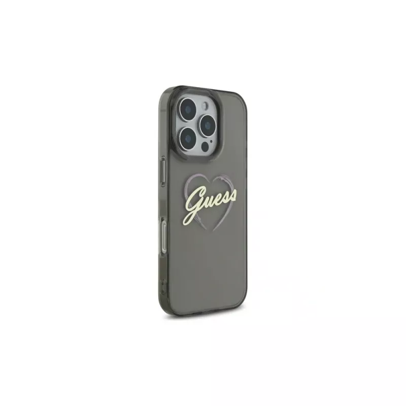 Guess GUHCP16XHCHGSPK iPhone 16 Pro Max 6,9 puzdro IML Heart čierna