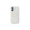 Guess GUHCP16MHCHGSPT pevné puzdro pre Apple iPhone 16 Plus, transparentné, IML Heart Pattern
