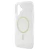 Guess GUHMP16SHFGERET iPhone 16 transparentné puzdro IML Glitter Circle MagSafe