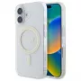 Guess GUHMP16MHFGERET iPhone 16 Plus 6,7 palca transparentné puzdro IML Glitter Circle MagSafe