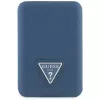 GUESS Grained Triangle bezdrôtová power banka 5000mAh 15W USB-C MagSafe modrá