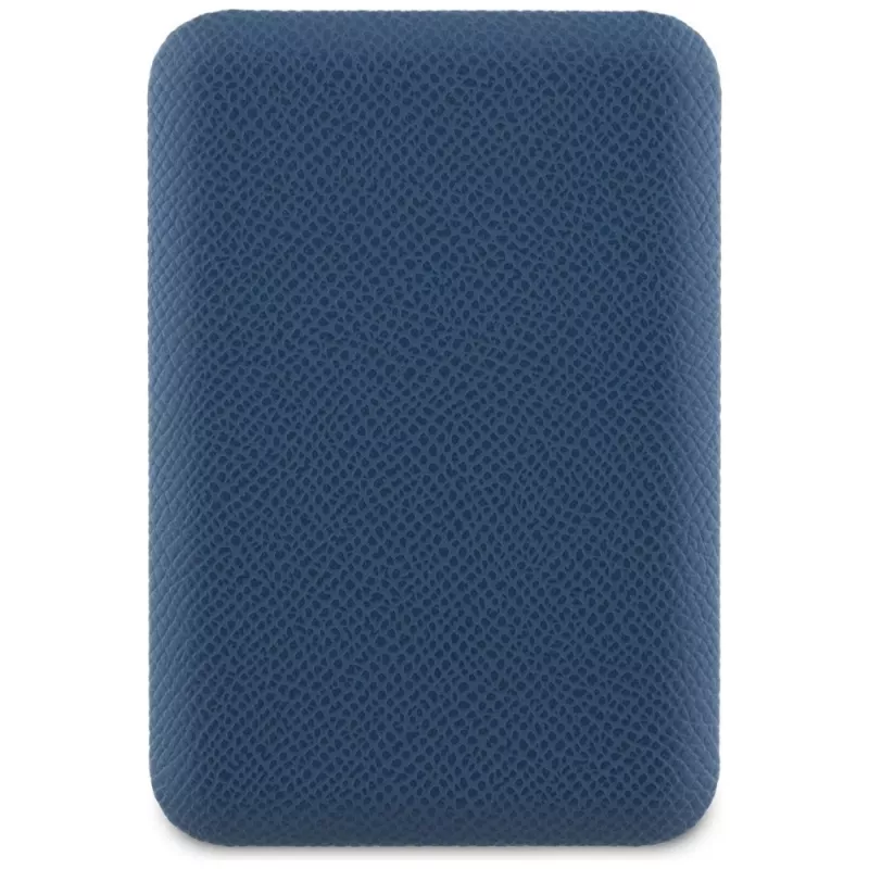 GUESS Grained Triangle bezdrôtová power banka 5000mAh 15W USB-C MagSafe modrá