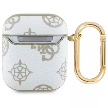 Guess GUA2PG4GPH kryt AirPods 1/2 biely 4G Hook