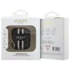 Guess GUA2P4RPSK kryt AirPods 1/2 čierny 4G Printed Stripes Charm