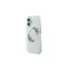 Guess GUHMP16MHFWFCT iPhone 16 Plus 6,7 inch priehľadné pevné puzdro IML Flowers Wreath MagSafe