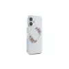 Guess GUHMP16MHFWFCT iPhone 16 Plus 6,7 inch priehľadné pevné puzdro IML Flowers Wreath MagSafe