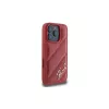 Karl Lagerfeld Quilted Signature puzdro pre Apple iPhone 16 Pro (červené)