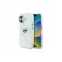 Karl Lagerfeld KLHMP16MHLSCHH pevné puzdro IML Metal Choupette Head MagSafe pre iPhone 16 Plus 6.7 biele