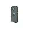 Karl Lagerfeld KLHMP16MHLSCHK iPhone Plus 6,7 čierne pevné puzdro IML Metal Choupette Head MagSafe