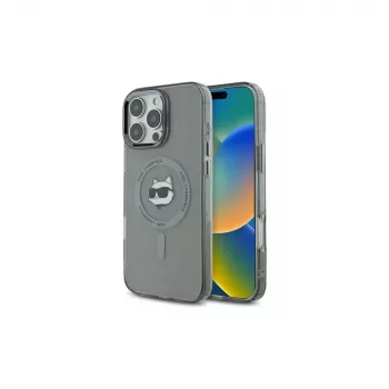 Karl Lagerfeld KLHMP16XHLSCHK pevné puzdro pre iPhone 16 Pro Max 6,9