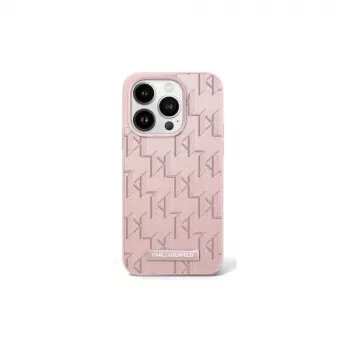 Karl Lagerfeld KLHMP16SPKHPORPP pevné puzdro Hot Stamp MagSafe pre Apple iPhone 16 6,1