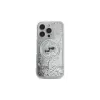 Karl Lagerfeld puzdro Liquid Glitter Karl & Choupette Head MagSafe pre Apple iPhone 16 Pro