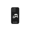 Karl Lagerfeld KLHMP16LSKCHPPLK iPhone 16 Pro 6,3 palca čierne silikónové puzdro Double Heads Print MagSafe