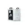 Karl Lagerfeld KLHMP16LSKCHPPLK iPhone 16 Pro 6,3 palca čierne silikónové puzdro Double Heads Print MagSafe