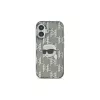 Karl Lagerfeld puzdro IML Karl Head Electroplated pre iPhone 16 (čierne)