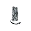 Karl Lagerfeld zadný kryt IML Zebra Pattern & Cord pre Apple iPhone 16 - čierny