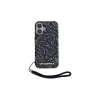 Karl Lagerfeld puzdro Zebra With Cord pre iPhone 16 Plus (fialové)