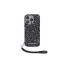 Karl Lagerfeld puzdro Zebra With Cord pre iPhone 16 Pro, fialové