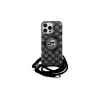 Karl Lagerfeld KLHMP16LHCKCKLCK iPhone 16 Pro 6,3 palca puzdro IML Crossbody Monogram Karl & Choupette Head MagSafe čierne