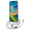 Karl Lagerfeld iPhone 16 Pro puzdro transparentné Crossbody IML Karl Head MagSafe