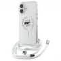 Karl Lagerfeld KLHMP16SHCCHNT iPhone 16 6.1 puzdro transparentné IML Choupette Head & Cord MagSafe