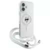 Karl Lagerfeld KLHMP16SHCCHNT iPhone 16 6.1 puzdro transparentné IML Choupette Head & Cord MagSafe