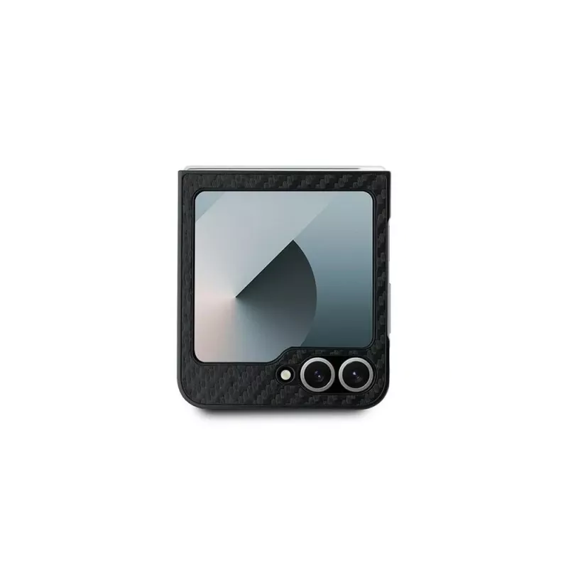 BMW puzdro pre Samsung Galaxy Z Flip6 / Z Flip7 FE - Carbon Tricolor čierne
