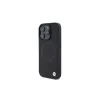 BMW BMHMP16L23RTPK iPhone 16 Pro 6,3 čierne pevné puzdro Sign Leather Half Textured And Circle MagSafe