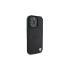 BMW BMHMP16L23RTPK iPhone 16 Pro 6,3 čierne pevné puzdro Sign Leather Half Textured And Circle MagSafe
