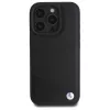 BMW BMHCP16X23RCGPK iPhone 16 Pro Max 6,9 palca čierne pevné puzdro Sign Leather Crossing Lines Pattern