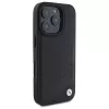 BMW BMHCP16X23RCGPK iPhone 16 Pro Max 6,9 palca čierne pevné puzdro Sign Leather Crossing Lines Pattern